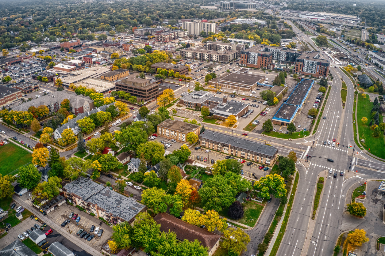 Panoramic Image of Hopkins, MN